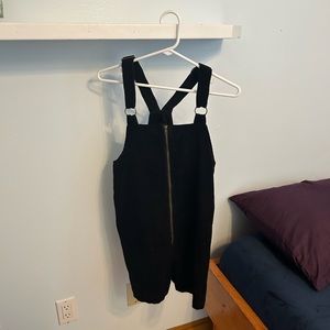 Black overalls